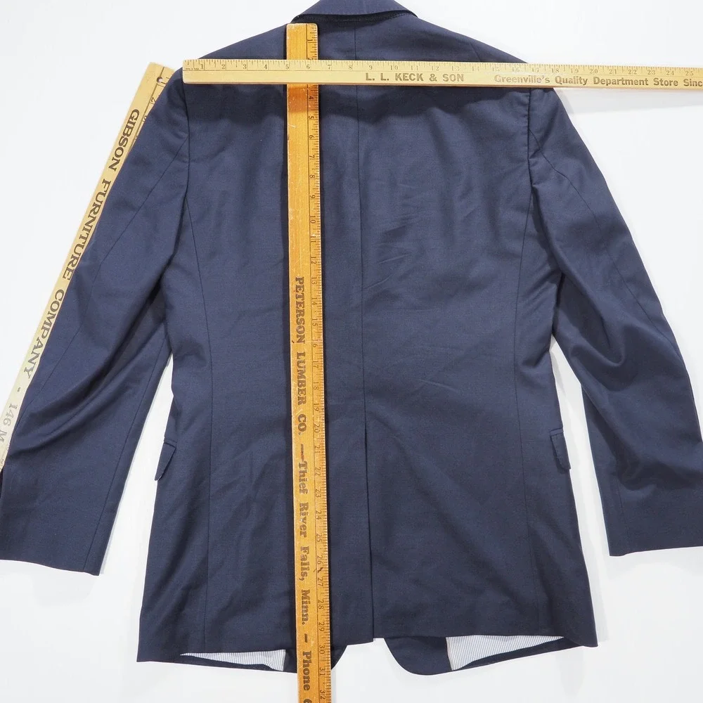 Brooks Brothers Blazer Men 38R Navy Blue Explorer Fitzgerald Fit Wool Sport Coat